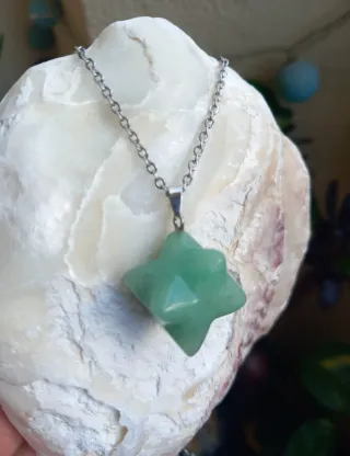 Colgante Estrella Merkaba Aventurina