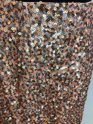 Falda  midi lentejuelas