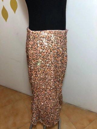 Falda  midi lentejuelas