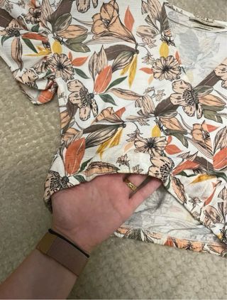 Top Veraniego Pull&Bear Talla S Estampado Floral