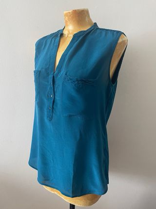 Blusa sin mangas Massimo Dutti Talla L