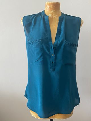 Blusa sin mangas Massimo Dutti Talla L