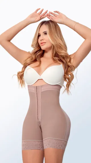 Faja Reductora Colombiana Beige varias tallas