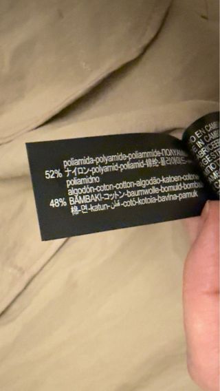 Trench Zara Beige Talla S