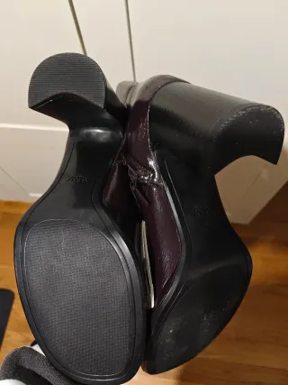 Botines Zara morados sin estrenar