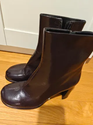 Botines Zara morados sin estrenar