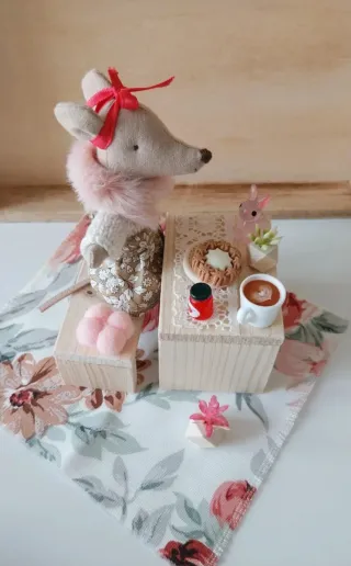 Set Legno Casa Bambole o Topo Maileg