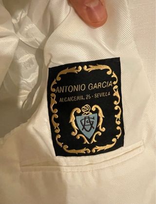 Traje de corto Antonio Garcías Blanco