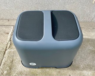 Lettiera chiusa per gatti con filtro