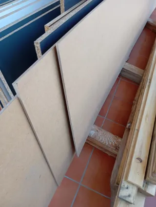 Tableros, tablónes de D.M