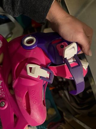 Pack Patines en Línea + Protecciones Rosa