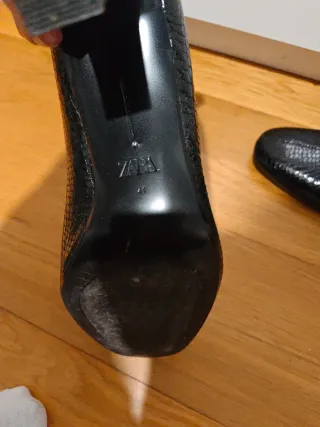 Botín Zara Negro Talla 38