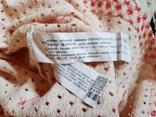 Zara Maglia Mezza Manica Fantasia pizzo sangallo