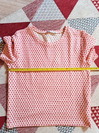 Zara Maglia Mezza Manica Fantasia pizzo sangallo