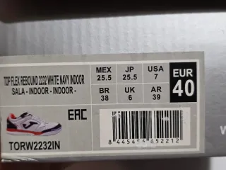 Zapatillas Joma Top Flex Futbol Sala Talla 40