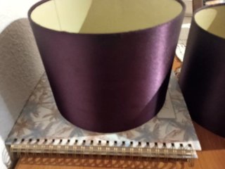 Tulipani per lampade in raso viola