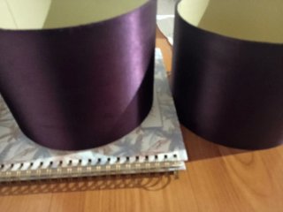 Tulipani per lampade in raso viola