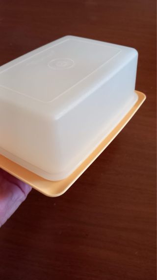 Portaburro Tupperware Trasparente e Giallo