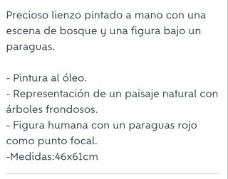 Lienzo oleo,dedicado y firmado Juan Antonio Guirad