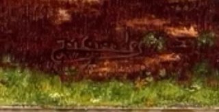 Lienzo oleo,dedicado y firmado Juan Antonio Guirad