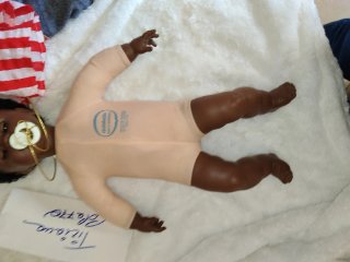 Cicciobello Sebino Angelo Negro Originale funziona