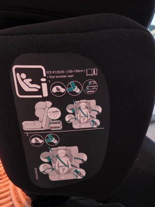 Silla de coche Bebeconfort negra