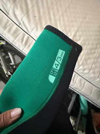 Neopreno surf Oxelo niños verde/negro