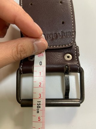 Cinturón de cuero marrón (38in | 95cm)