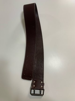 Cinturón de cuero marrón (38in | 95cm)