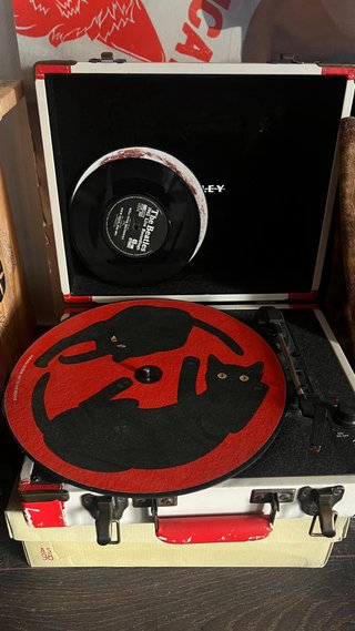 Alfombrilla Tocadiscos Gatos Yin Yang