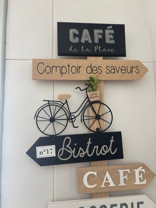 Decoración cuadro Café de Maison du Monde