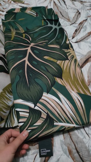 Juego de cama nórdico reversible estampado tropica