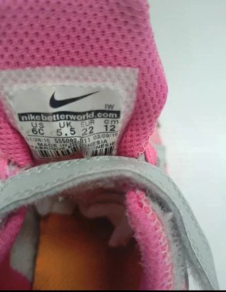 Zapatillas deporte Nike niña rosas № 22