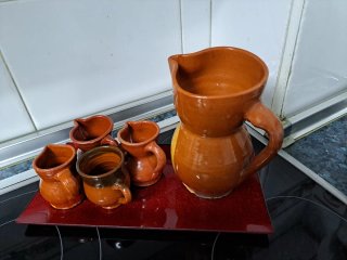 Conjunto Jarras Artesanía Paradores