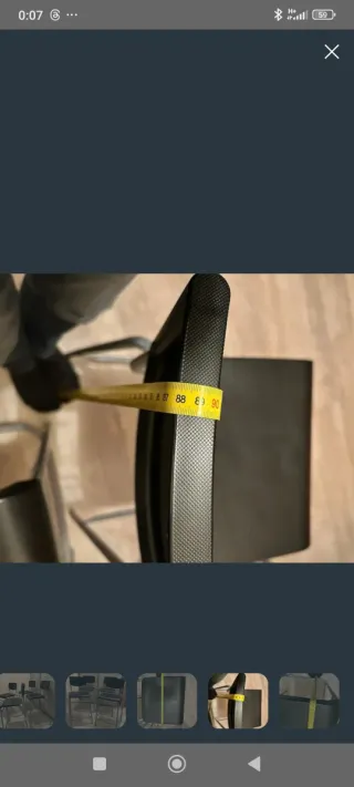 Conjunto de 2 taburetes altos con respaldo