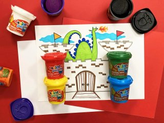 Carioca Baby DO Plastilina, Set de 7 Colores, para