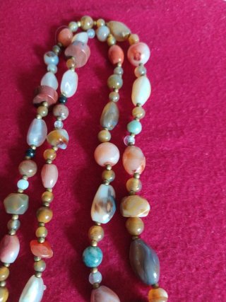 Collana pietre naturali vintage