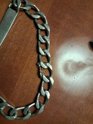 Pulsera esclava plata niño