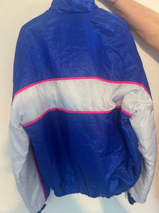 Giubbotto Vintage Clover Blu e Rosa