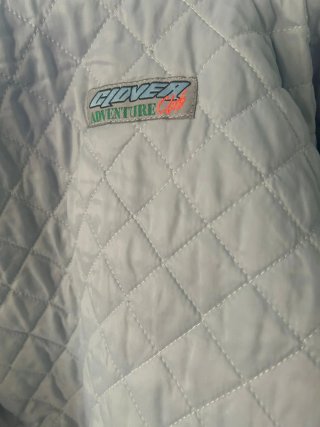 Giubbotto Vintage Clover Blu e Rosa