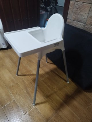 Moto correpasillos, trona portátil y Trona Ikea