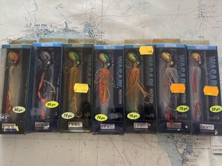 Lote 7 señuelos pesca Hart Wasabi 50-70g       083
