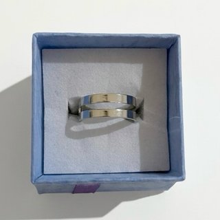 Set 7 anelli color argento - Diametro: 1,8 cm (17)