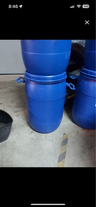 2 Bidones Azules 60L