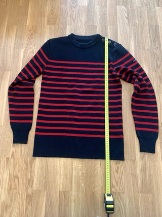 Jersey marinero Armor-Lux rayas azul y rojo