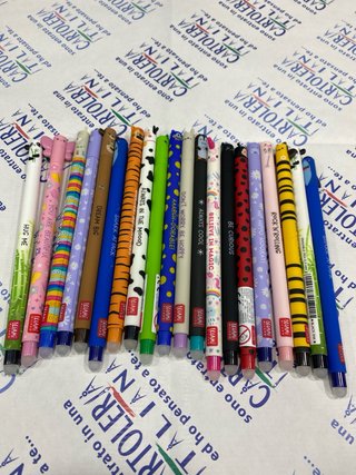 Set 20 Penne Gel Cancellabili Assortite Legami