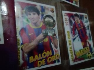 Colección  Barcelona 2010 Messi autografo
