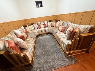 Salón Marroquí Madera y Tela