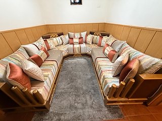 Salón Marroquí Madera y Tela