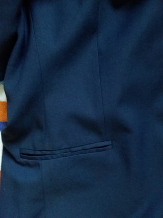 Giacca donna blu,con seta, taglia 48